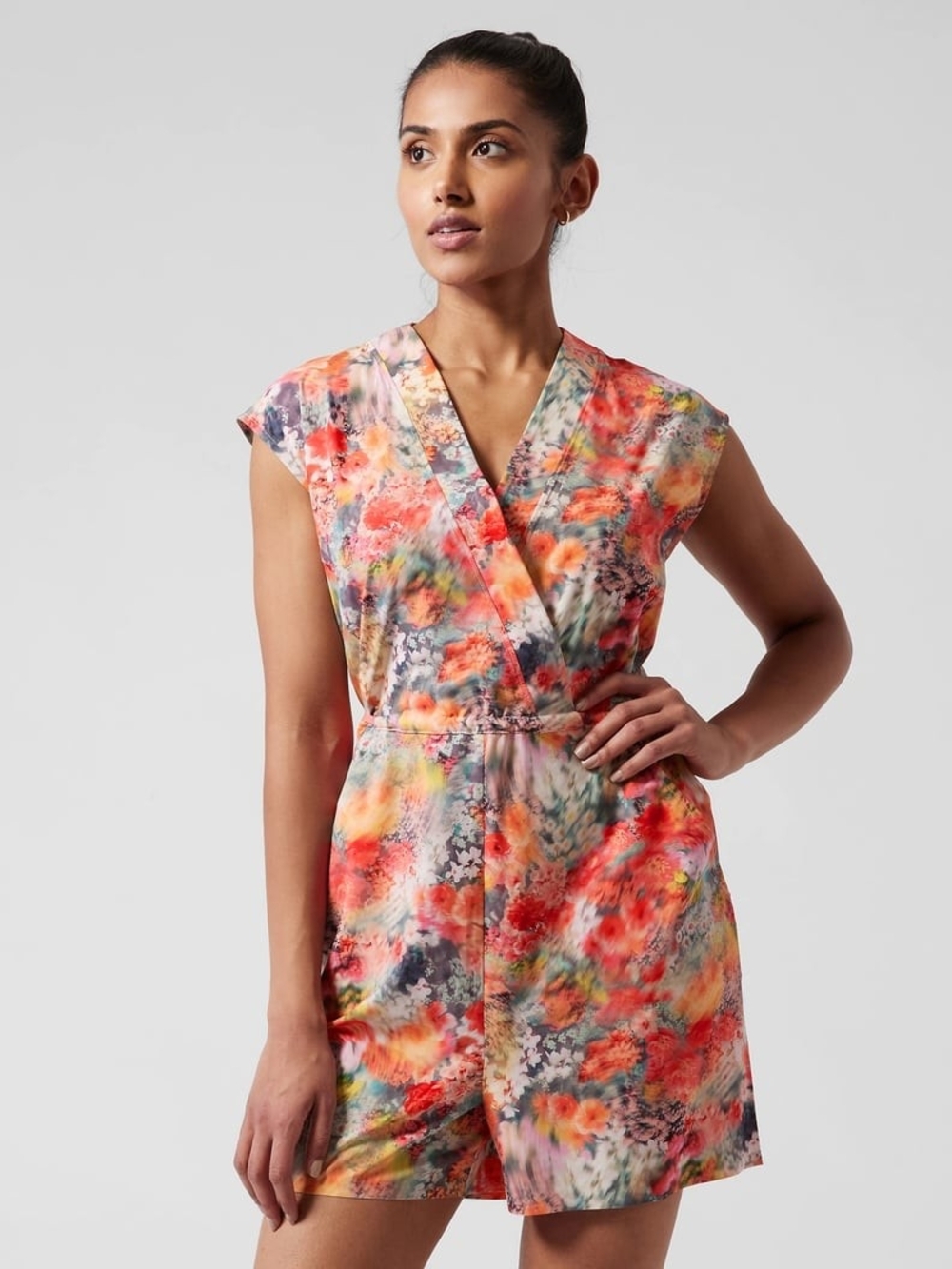 Athleta Women's Floral Blazer in Multicolor